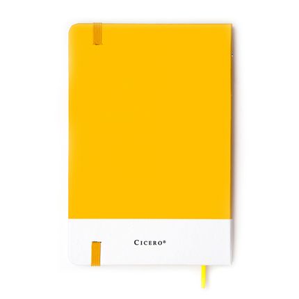 Caderneta Cicero + Pantone 14x21 - Amarelo Sem Pauta
