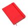 Caderneta Clássica 14x21 - Vermelha Pautada capa fechada