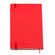 Caderneta Clássica 14x21 - Vermelha Pautada Capa Verso