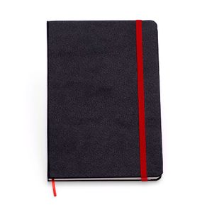 Caderneta Clássica 14x21 - Vermelha e Preta Sem Pauta