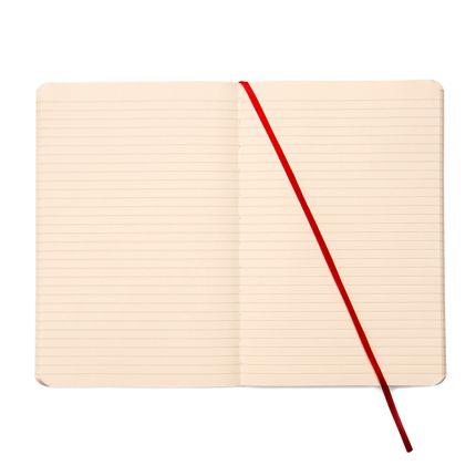 Caderneta Clássica Flex 14x21 - Vermelha Pautada