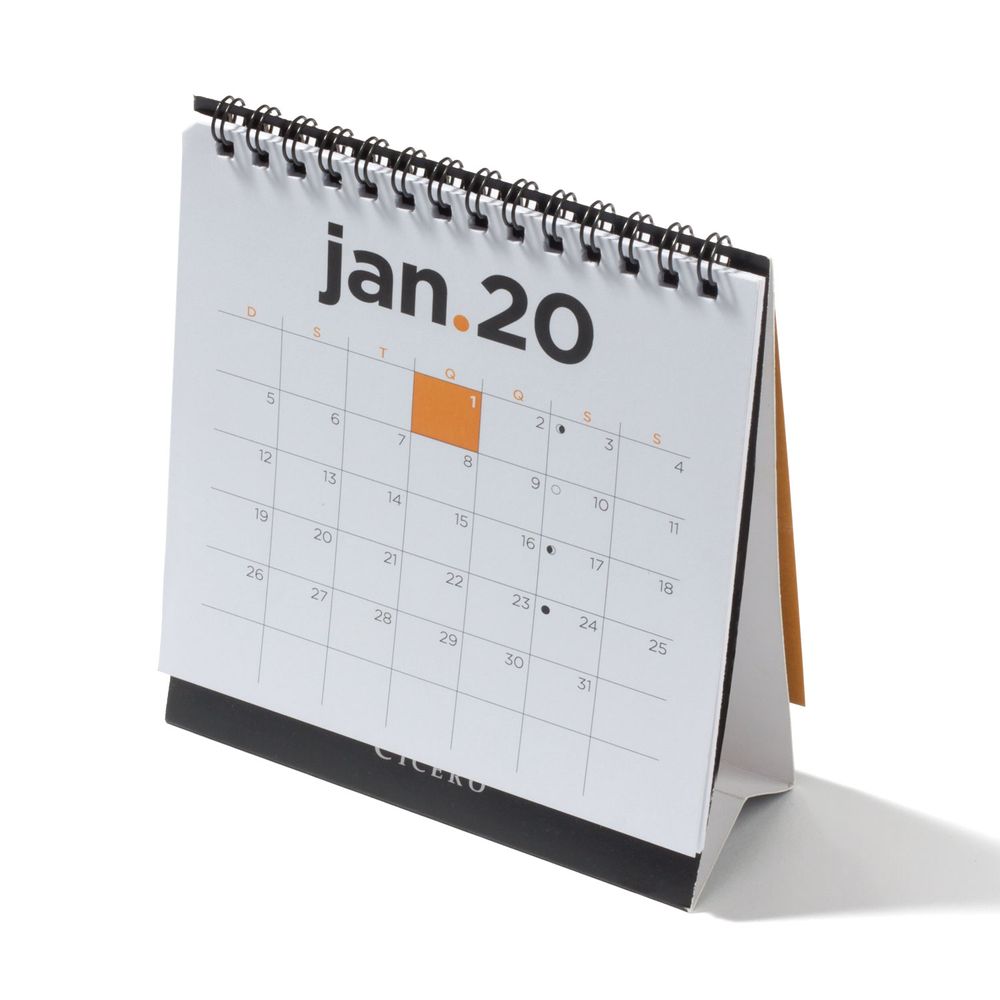 Calendário 2020 Cicero Papelaria cicero