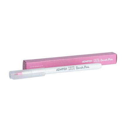 Caneta Ginza Brush Pen - Newpen - Rosa Pink