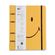 Capa de caderno criativo cícero amarelo com smiley desenhado