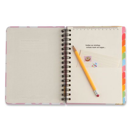 Planner Wire-o Smiley - Listras - 14,8 x21