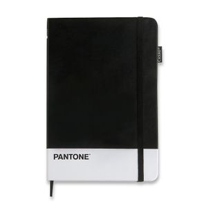 Caderneta Pantone - Preta - 14x21 sem pauta capa fechada