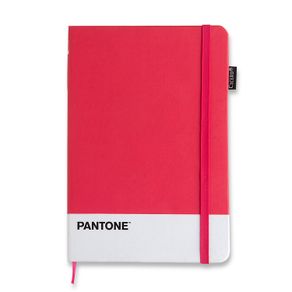 Caderneta Pantone - Rosa - 14x21 sem pauta capa fechada