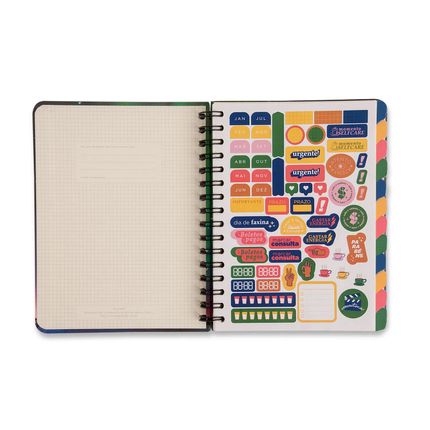 Planner Wire-o Tropical - Fauna - 14,8 x21