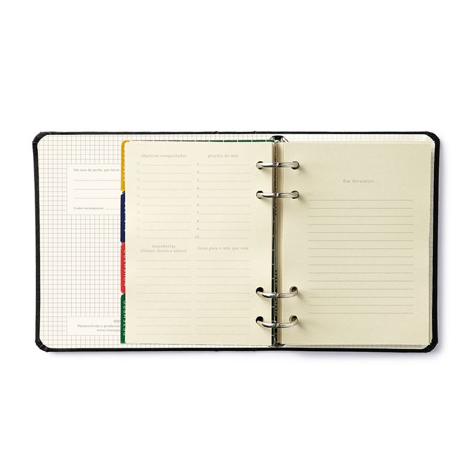 Agenda Planner Argolado 2024 Clássica Semanal A6 Verde Oliva