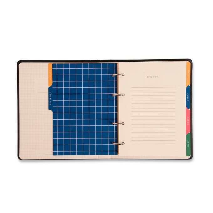 Agenda Planner Argolado 2024 Cícero Pastel Block Sport Semanal Notas