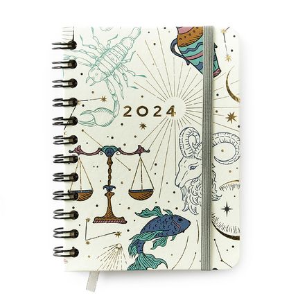Agenda-Planner-Wire-o-2024-Astral-Semanal-Journal-115x16-Cartas-do-Zodiaco-Branco_1--1-